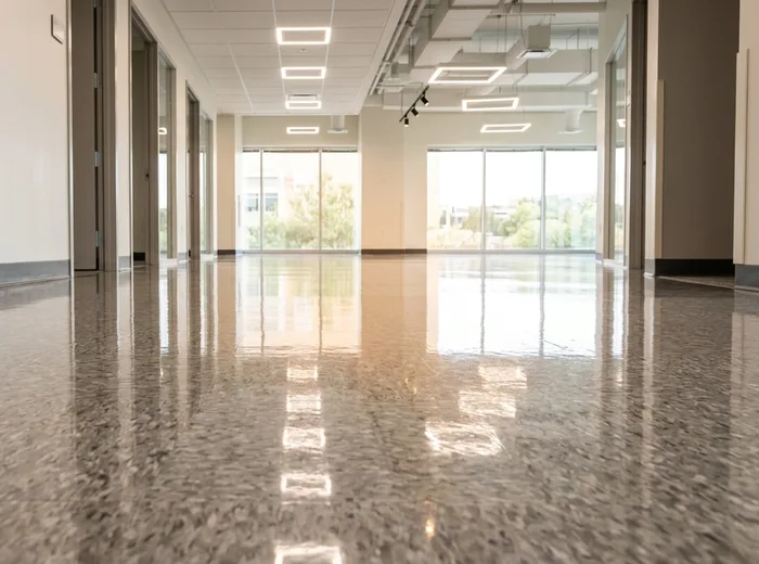 Floor stripping and waxing by Sunshine Cleaning